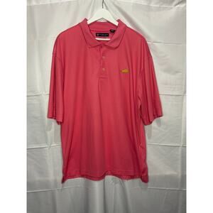 Oxford Golf Super Dry CoolMax Mens Pink Classic Polo Golf Shirt XXL
